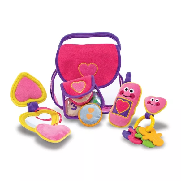 Melissa & Doug hračky pre bábätká a batoľatá, mäkká taštička