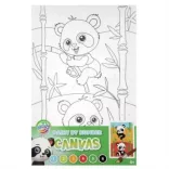 Moxy Maľovanie podľa čísel, 6 farieb – Panda