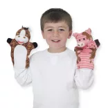Melissa & Doug bábkové hry, domáce zvieratká