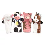 Melissa & Doug bábkové hry, domáce zvieratká