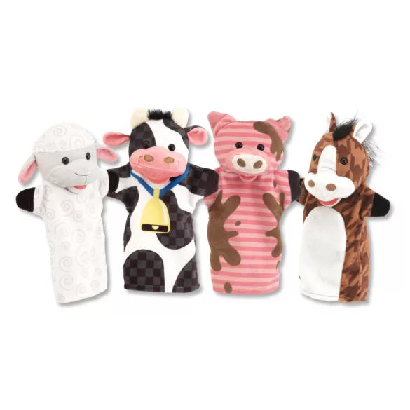 Melissa & Doug bábkové hry, domáce zvieratká