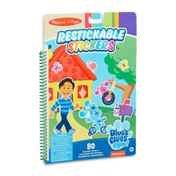   Melissa & Doug kreatívna hra, sada opakovane použiteľných nálepiek, Azúrové stopy a ty – Azúrové obľúbené miesta