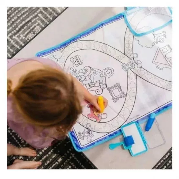 Melissa & Doug kreslenie vodou azúrové stopy a rozkladacie tabuľka