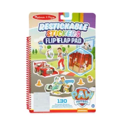   Melissa & Doug kreatívna hra, zošit s opakovane použiteľnými nálepkami, Paw Patrol – Misie