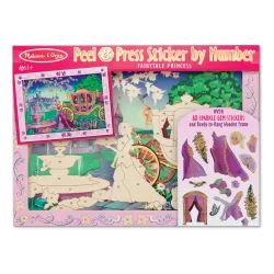   Melissa & Doug Kreatívna hračka, Sada na tvorbu obrázkov s pečiatkami, princezná