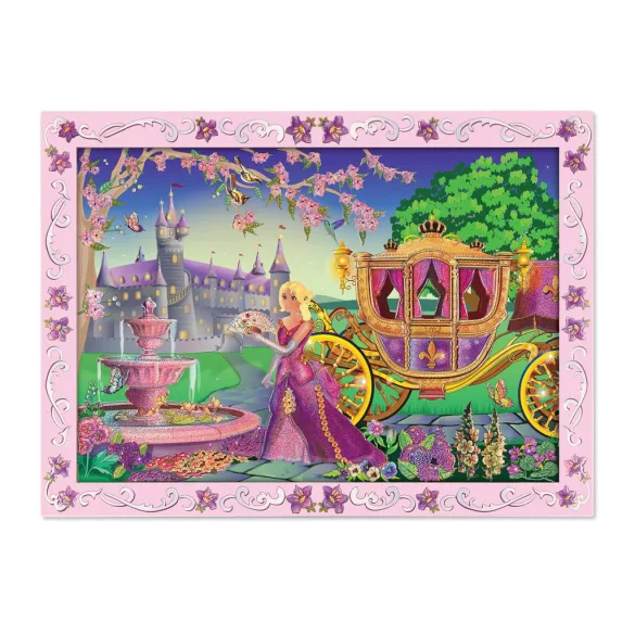 Melissa & Doug Kreatívna hračka, Sada na tvorbu obrázkov s pečiatkami, princezná