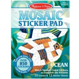 Melissa & Doug zošit s mozaikovými nálepkami Oceán