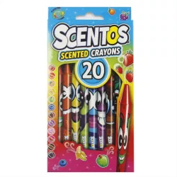 Scentos voňavé mastné kriedy, 20 ks