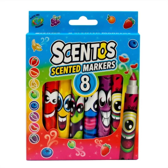 Scentos Sada voňavých fixiek, 8 ks