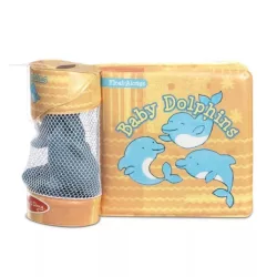   Melissa & Doug  vodovzdorná knižka s delfínmi pre bábätká