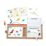 Melissa & Doug stierateľná kresba a magnetická hra s dinosaurami