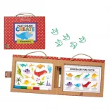 Melissa & Doug stierateľná kresba a magnetická hra s dinosaurami