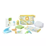 Melissa & Doug Bábiky a domčeky pre bábiky, cestovná sada s bábikou