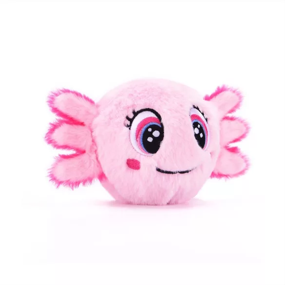 Bouncibles skákajúca plyšová lopta – Bubbles, ružový axolotl