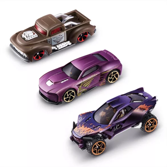 Metal Machines sada kovových autíčok s meniacou sa farbou, 3 ks, 1. séria – rôzne farby