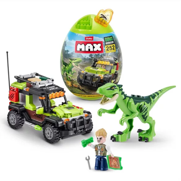 Zuru MAX Dino Adventure kapsula s dinosaurovými vajcami, 252 ks