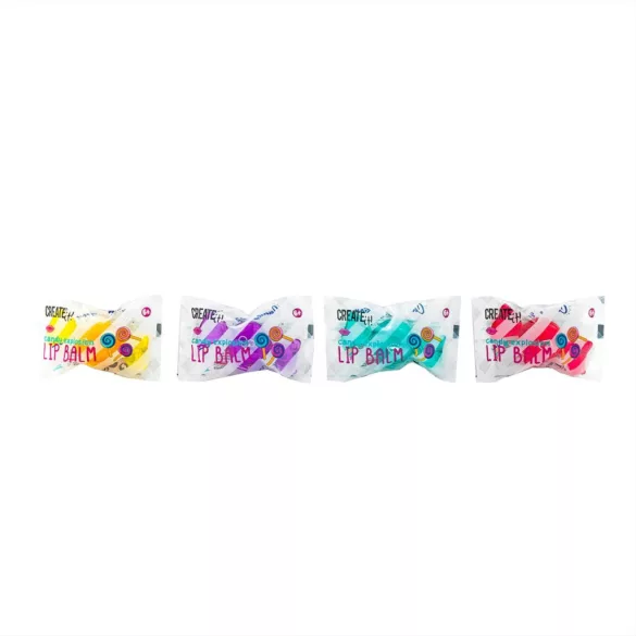 Canenco Create It! Candy balzam na pery, karamel – rôzne druhy