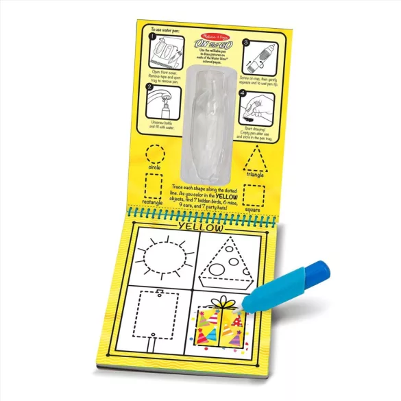 Melissa & Doug kreslenie vodou – farby a tvary
