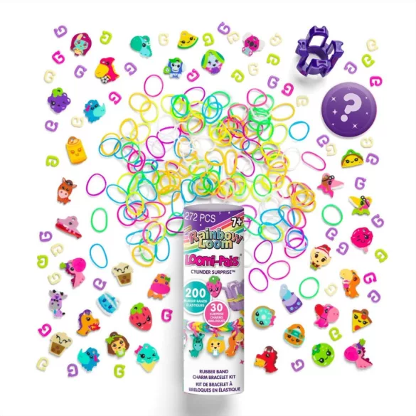 Rainbow Loom Lomi-Pals, prívesky Cylinder Surprise