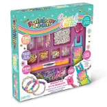 Súprava na výrobu gumičkových náramkov Rainbow Loom Auto Loom Loomi-Pals s korálikmi