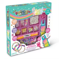   Súprava na výrobu gumičkových náramkov Rainbow Loom Auto Loom Loomi-Pals s korálikmi