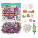 Súprava na výrobu gumičkových náramkov Rainbow Loom Auto Loom Loomi-Pals s korálikmi