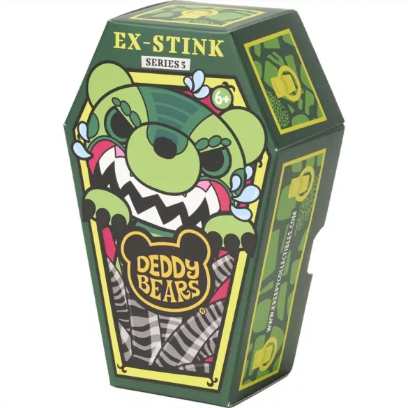Deddy Bears plyšová hračka v rakve, 5. séria, 15 cm – Ex-Stink