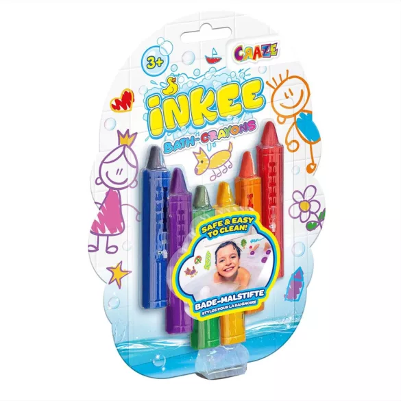 Craze Inkee kúpeľové kriedy, 6 ks