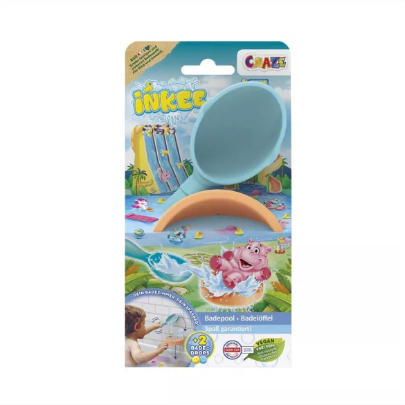 Craze Inkee vegánska kúpeľňová šmýkačka s 2 tabletami