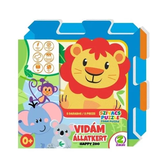 Penová podložka puzzle – Veselá zoologická záhrada