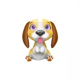 Washy Friends Color Reveal Špliechajúce psíky s vaňou a 5 doplnkami – Beagle