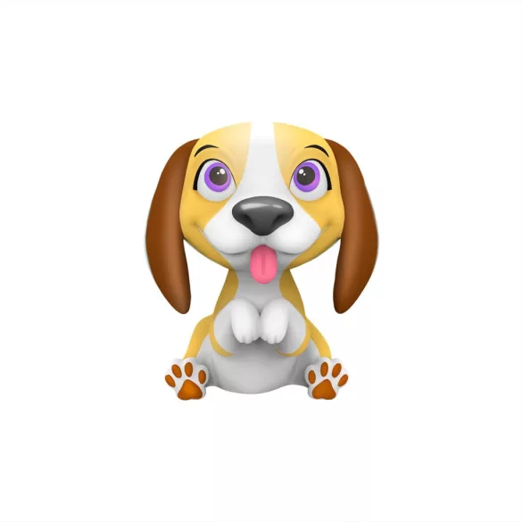 Washy Friends Color Reveal Špliechajúce psíky s vaňou a 5 doplnkami – Beagle
