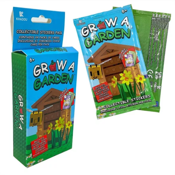 Balíček nálepiek Grow a garden s bonusovou kartou