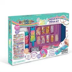   Rainbow Loom Auto Loom mega sada na výrobu gumičkových náramkov s korálikmi