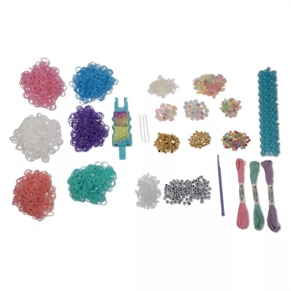 Rainbow Loom Auto Loom mega sada na výrobu gumičkových náramkov s korálikmi
