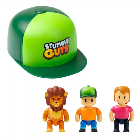 Stumble Guys minifigúrky v čiapke, 1 ks – rôzne druhy