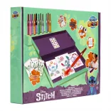 Canenco Stitch – vyfarbovanie fúkacím fixom, veľká stolová sada