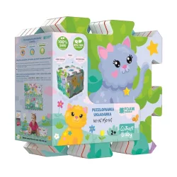 Trefl Penová podložka puzzle – Zvedavé mačiatka