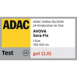 Detská autosedačka Avova Sora-Fix 100–150 cm – Berry Pink