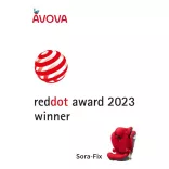 Avova autosedačka Avova Sora-Fix 100–150 cm – Sky Grey