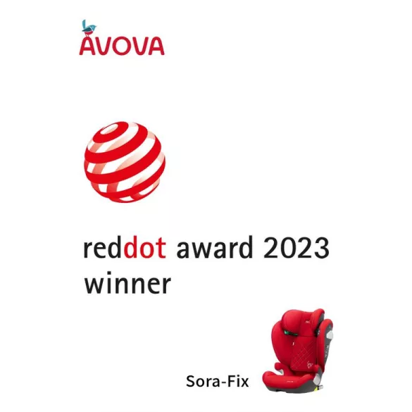 Avova autosedačka Avova Sora-Fix 100–150 cm – Sky Grey