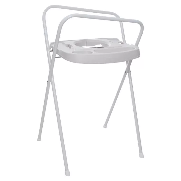 Bébé-Jou Click kovový stojan na detskú vaňu 98 cm – Light Oat/Tiny Sheep