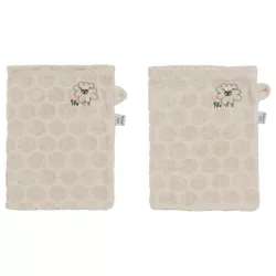   Bébé-Jou Sada froté kúpeľných uterákov Tiny Sheep, 2 ks