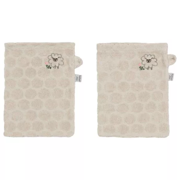 Bébé-Jou Sada froté kúpeľných uterákov Tiny Sheep, 2 ks