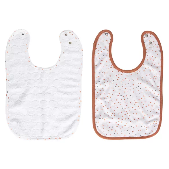 Bébé-Jou Podložka pod jedlo, 2 ks – Fabulous Hearts