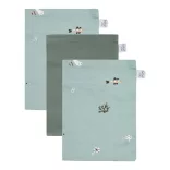 Bébé-Jou mušelínové utierky s bambusom, 3 ks – Ocean Vibes