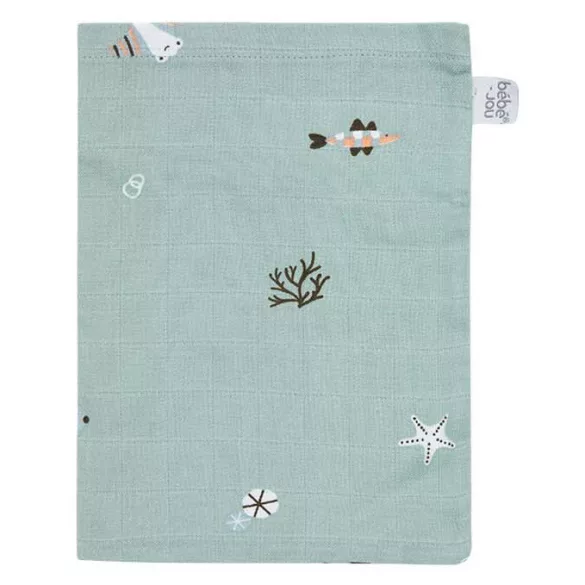 Bébé-Jou mušelínové utierky s bambusom, 3 ks – Ocean Vibes