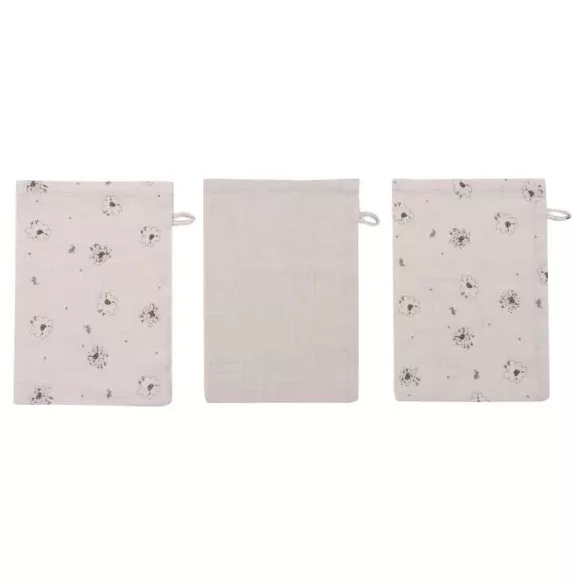 Bébé-Jou Muslin utierka s bambusom 3 ks - Tiny Sheep