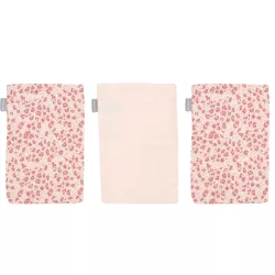   Bébé-Jou mušelínové osušky s bambusom, 3 ks – Leopard Pink