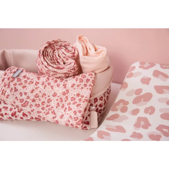 Bébé-Jou mušelínové osušky s bambusom, 3 ks – Leopard Pink